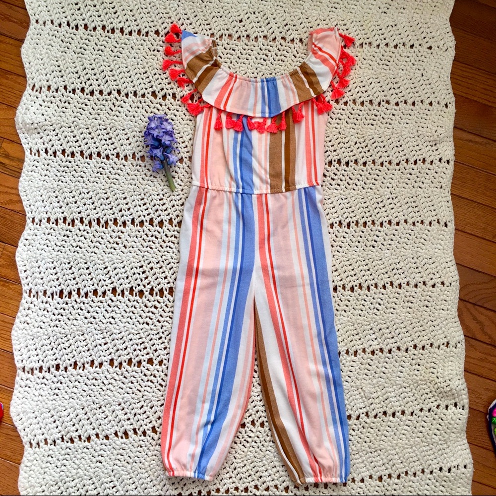 Gorgeous candy stripe summer romper